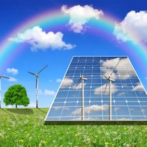 How are solar panels renewable?