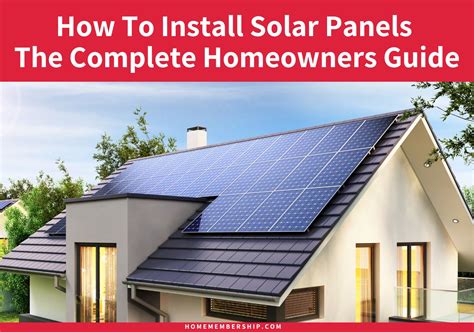 Step-By-Step Guide To Install Solar Panels